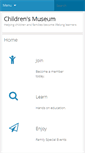 Mobile Screenshot of childrensmuseumineaston.org