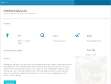 Tablet Screenshot of childrensmuseumineaston.org